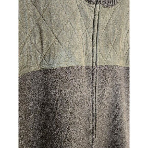 Woolrich Mens 2XL Woodchip Wool Vest Shooting Full Zip Brown Hunting Hike Dad - Picture 4 of 5